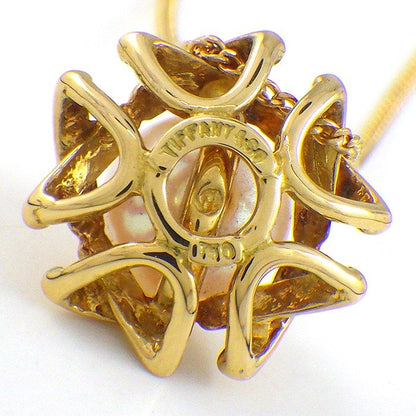 Tiffany & Co Necklace Kiss Around Pearl 7.0 Bead 18k Yellow Gold — view 7