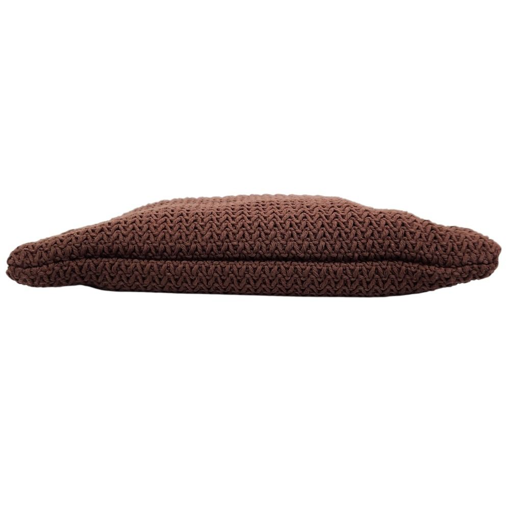 Miu Miu Raffia Effect Woven Tote Bag Cocoa Brown — view 3