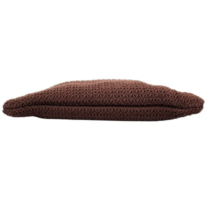 Miu Miu Raffia Effect Woven Tote Bag Cocoa Brown — view 3