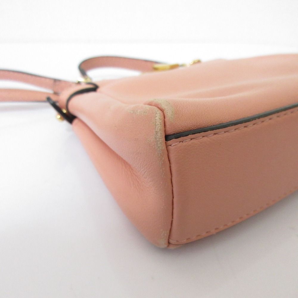 Fendi Micro Peekaboo 2-Way Shoulder Bag Pink — view 5