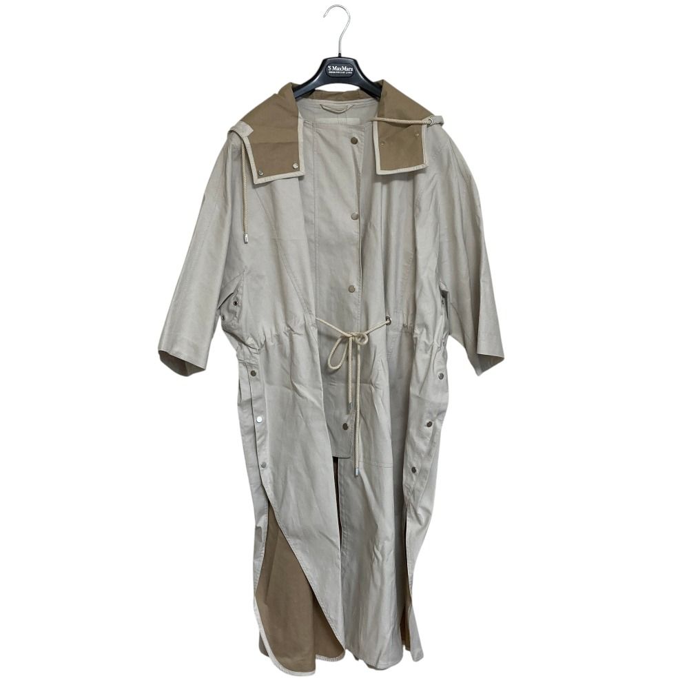 Max Mara the Cube Hooded Coat Beige M