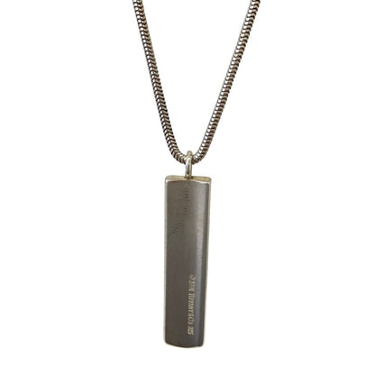 Tiffany & Co 1837 Narrow Bar Necklace 925 Sterling Silver — view 2
