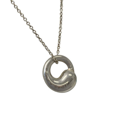 Tiffany & Co Elsa Peretti Eternal Circle Necklace 925 Sterling Silver — view 2