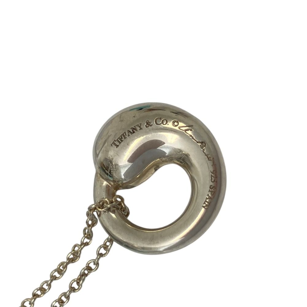 Tiffany & Co Elsa Peretti Eternal Circle Necklace 925 Sterling Silver — view 7