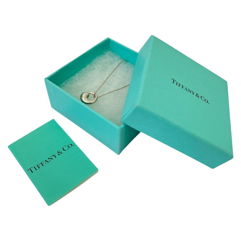 Tiffany & Co Elsa Peretti Eternal Circle Necklace 925 Sterling Silver — view 8