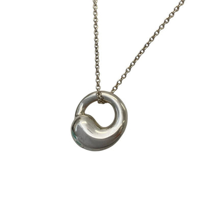 Tiffany & Co Elsa Peretti Eternal Circle Necklace 925 Sterling Silver