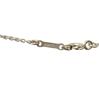 Tiffany & Co Paloma Picasso Graffiti Kiss Necklace 925 Sterling Silver — view 5