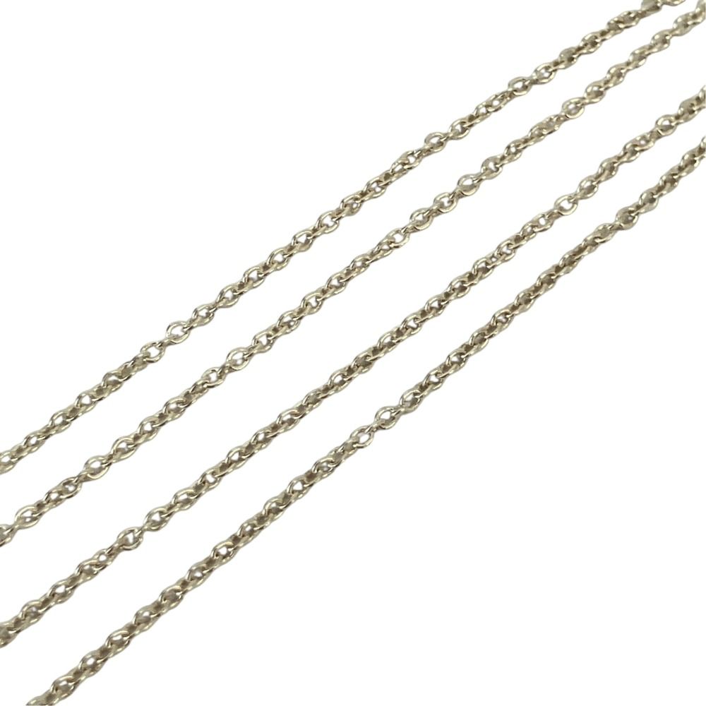 Tiffany & Co Paloma Picasso Graffiti Kiss Necklace 925 Sterling Silver — view 4