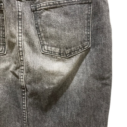 Gucci Horsebit Denim Mini Skirt Gray — view 7