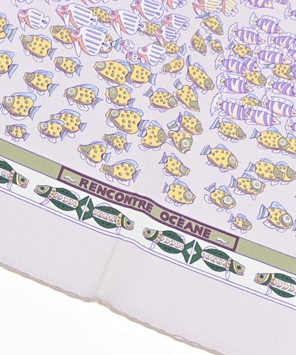 Hermes Bandana Scarf Gray — view 3