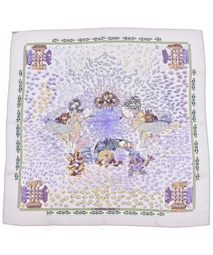 Hermes Bandana Scarf Gray