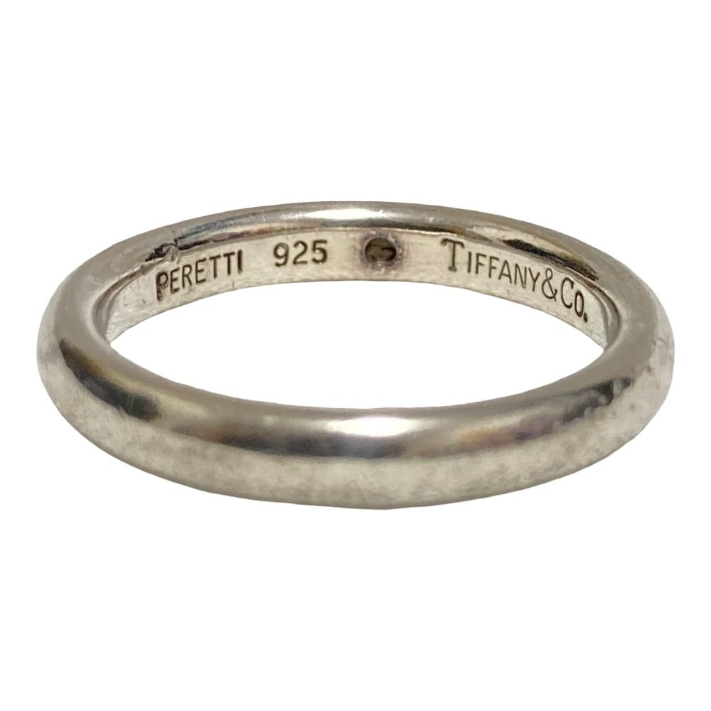 Tiffany & Co Elsa Peretti Ruby Stacking Band Ring 925 Sterling Silver — view 3