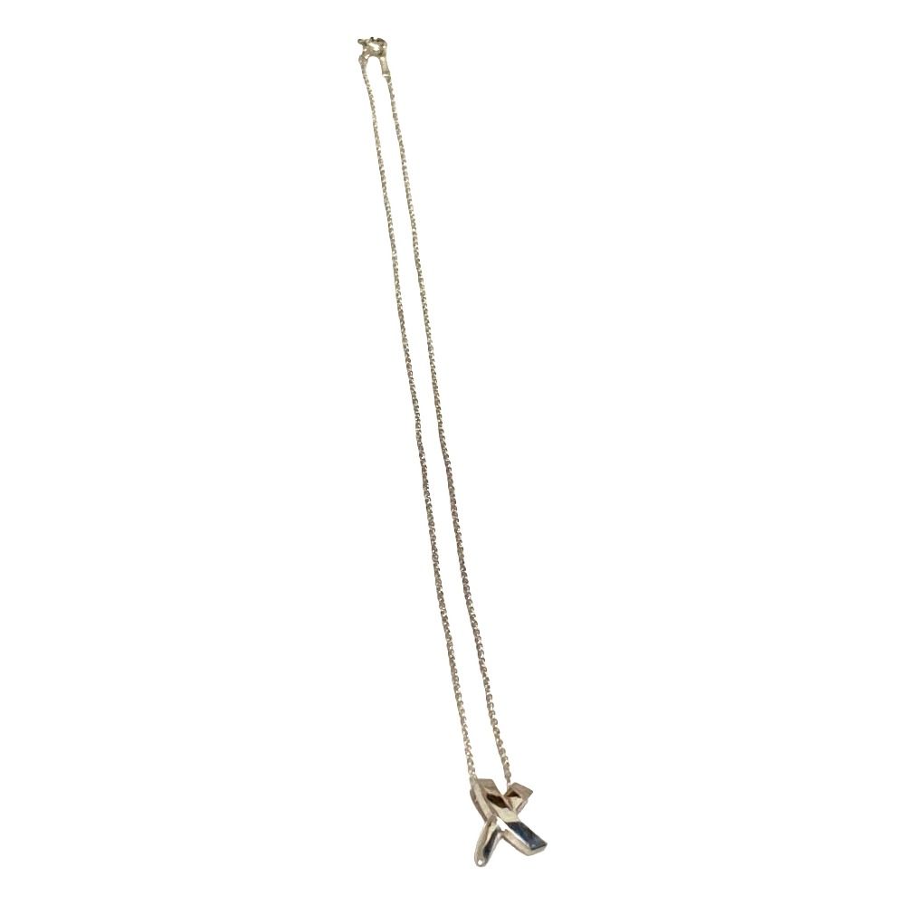 Tiffany & Co Graffiti Kiss Necklace 925 Sterling Silver — view 3