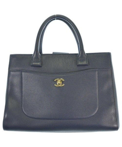 Chanel Caviar Leather Neo Executive Tote Bag Navy