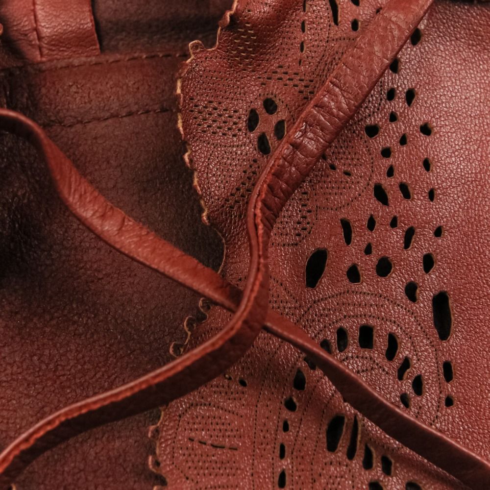 Gucci Tom Ford Era Cut Work Leather Jacket Red — view 8