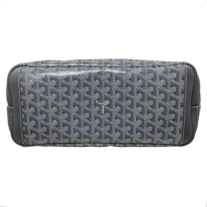 Goyard Tote Bag Artois PM Goyardine Canvas Leather Logo Gray — view 5