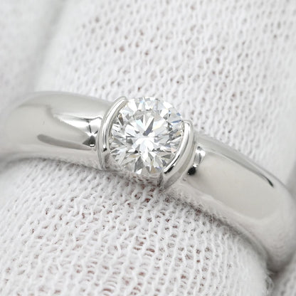 Tiffany & Co Ring Dots Solitaire Diamond Platinum Silver T&Co — view 5