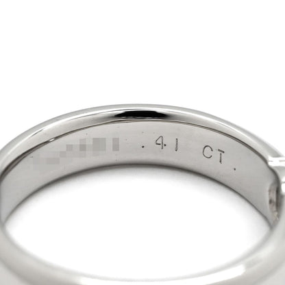 Tiffany & Co Ring Dots Solitaire Diamond Platinum Silver T&Co — view 3
