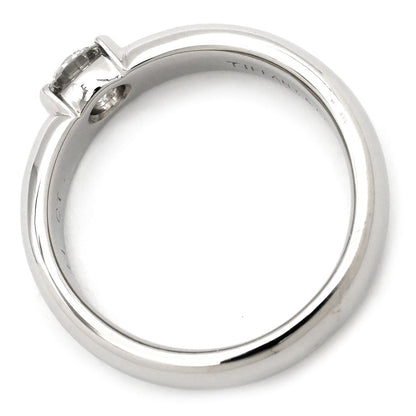 Tiffany & Co Ring Dots Solitaire Diamond Platinum Silver T&Co — view 2