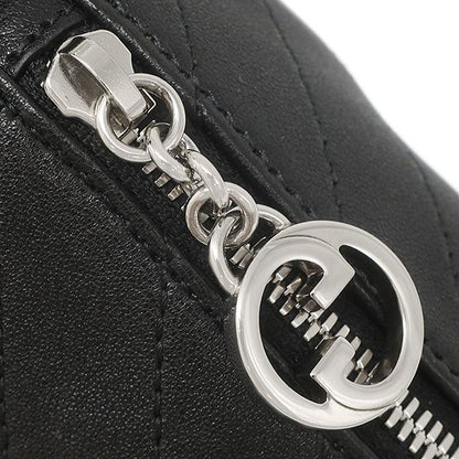 Gucci Shoulder Bag Blondie Leather Black Silver Interlocking — view 5