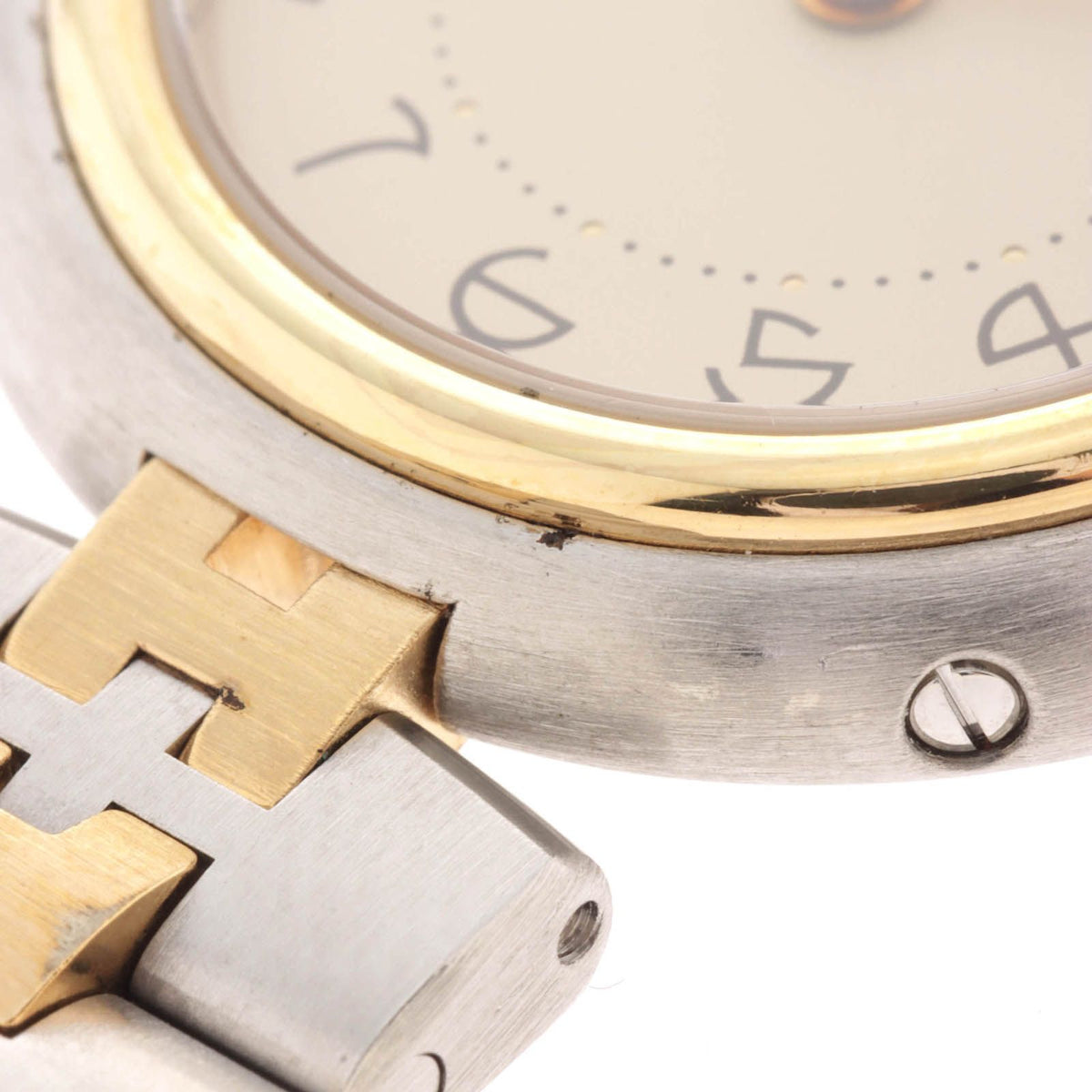 Hermes Profile Watch Stainless Steel Silver Stamp — view 8