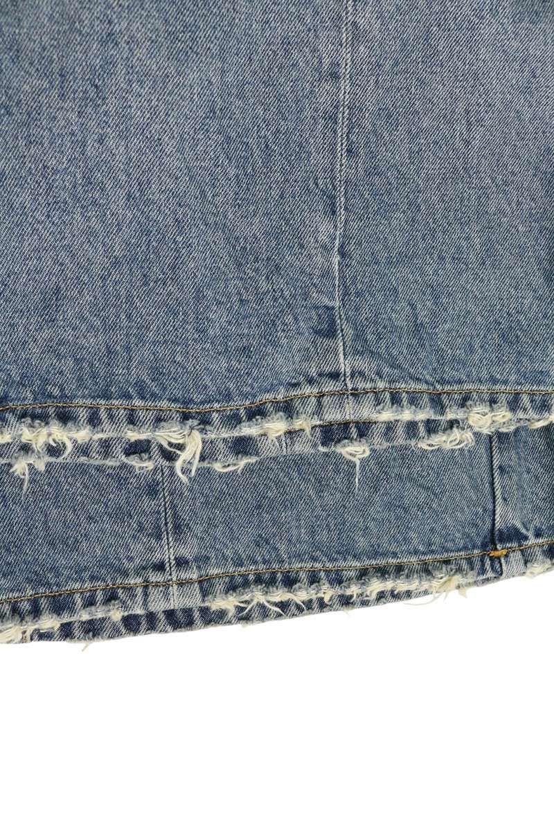 Balenciaga Flare Cargo Denim Pants — view 3