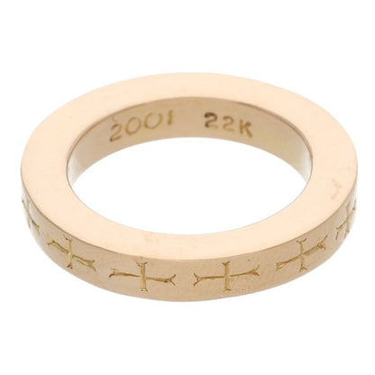 Chrome Hearts 22k Spacer Fckyou Gold Ring — view 2