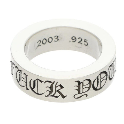 Chrome Hearts Spacer Fckyou Silver Ring