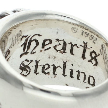 Chrome Hearts Flrl Floral Cross Silver Ring — view 4