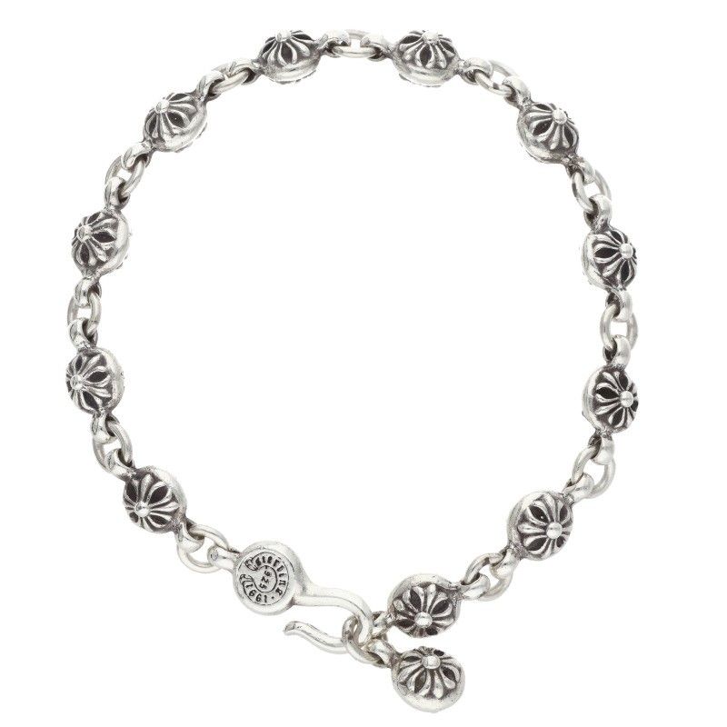 Chrome Hearts Ball Vintage Silver Bracelet — view 2