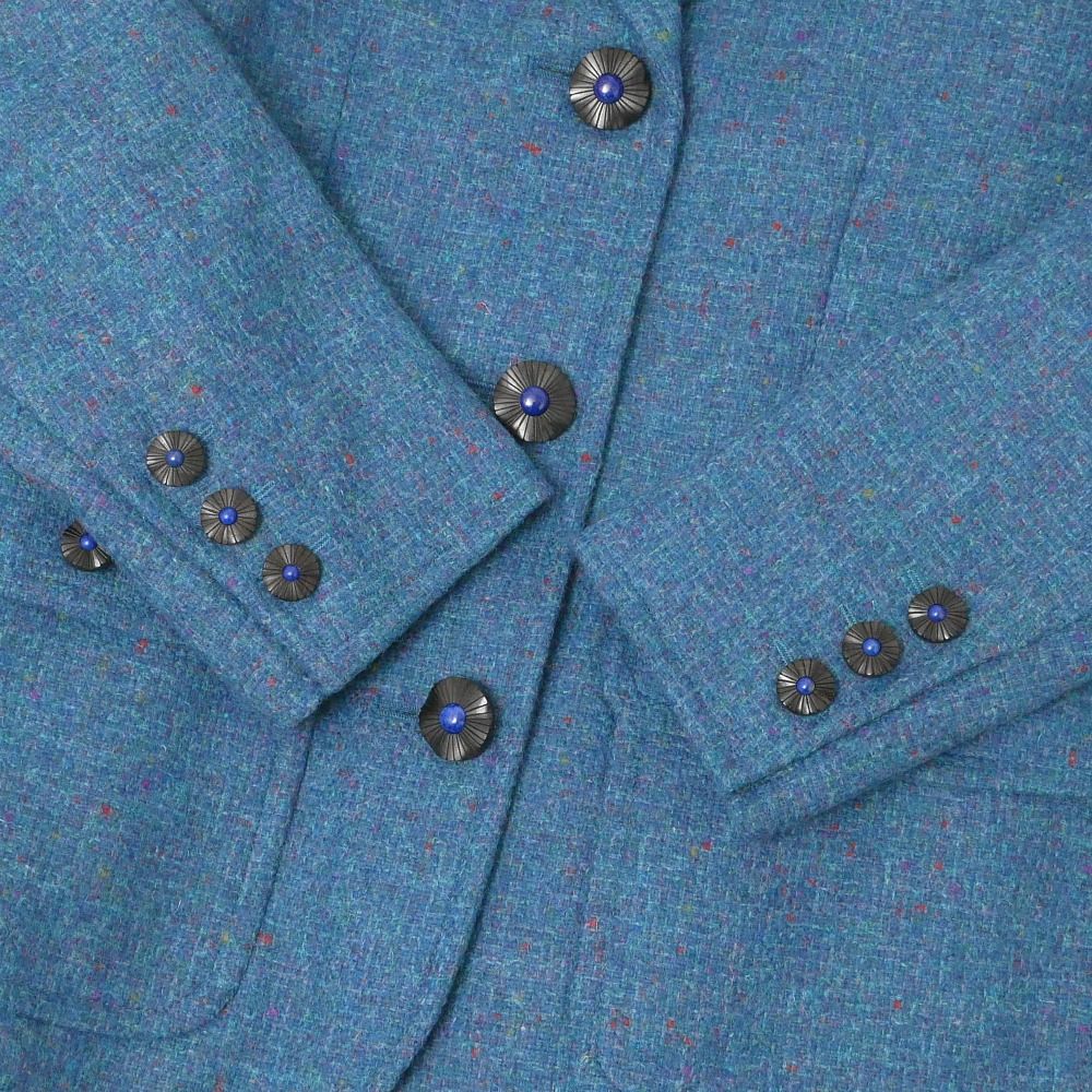 Saint Laurent Rive Gauche Vintage Tailored Jacket Tweed Blazer Single — view 4