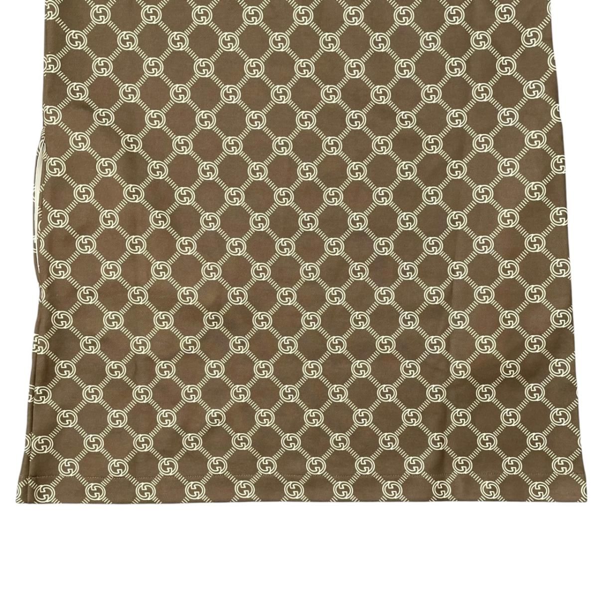 Gucci Dress Technical Jersey Interlocking G Web Stripe Logo Brown — view 6