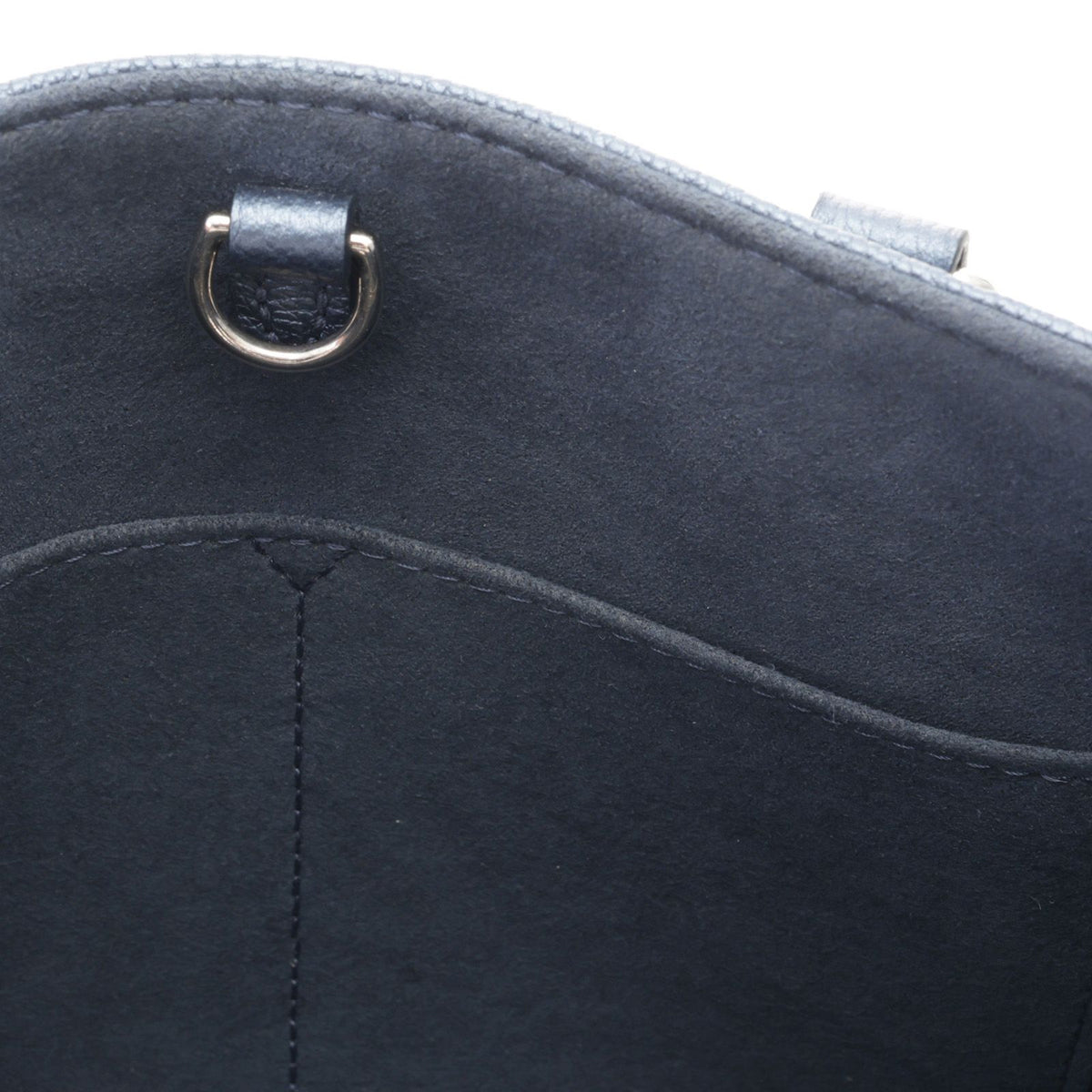 Louis Vuitton On The Go PM Monogram Empreinte Metallic Blue Shoulder Bag — view 8
