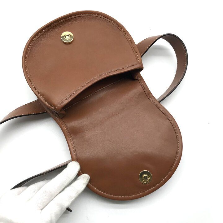 Gucci Horsebit Vintage Leather Waist Bag Brown — view 8