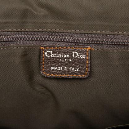 Dior Trotter Handbag Brown Beige Canvas Leather — view 5