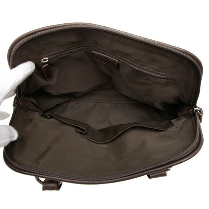 Dior Trotter Handbag Brown Beige Canvas Leather — view 4