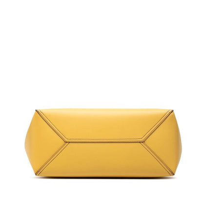 Loewe Anagram Tote Bag Yellow Purple Leather — view 3