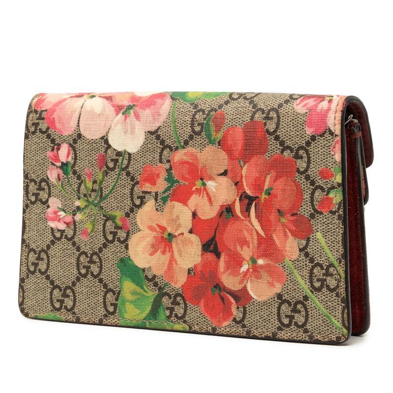 Gucci GG Blooms Dionysus Flower Mini Shoulder Bag Pochette Chain Multicolor — view 2