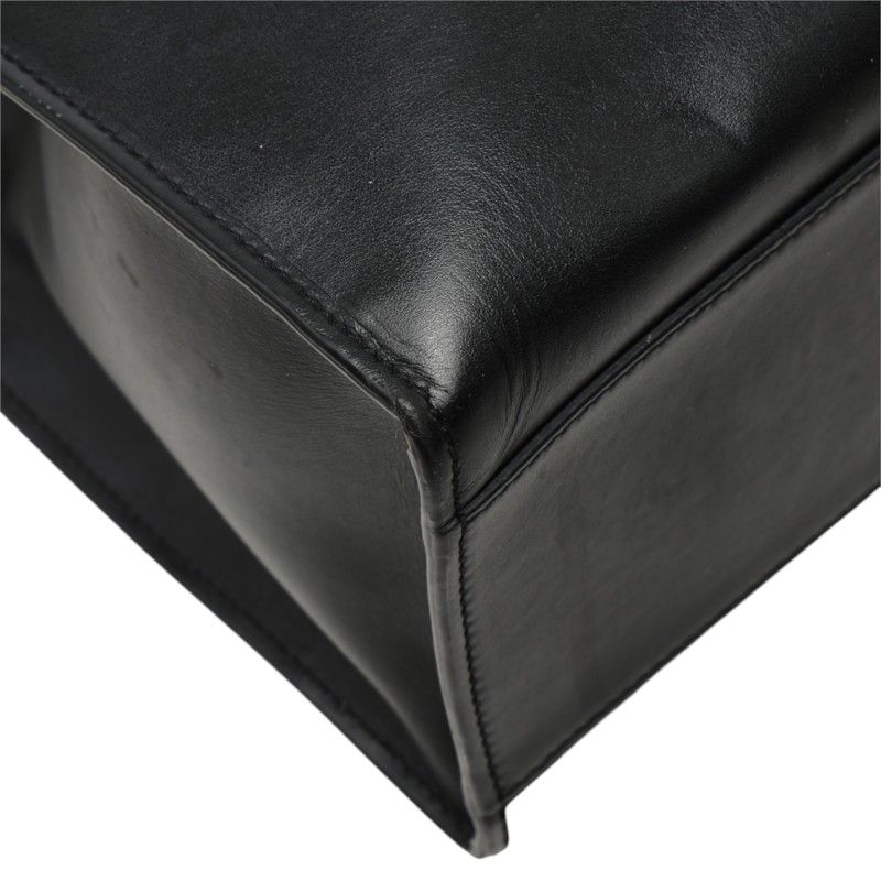 Dolce & Gabbana Logo Handbag Black Leather — view 7