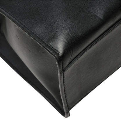 Dolce & Gabbana Logo Handbag Black Leather — view 7