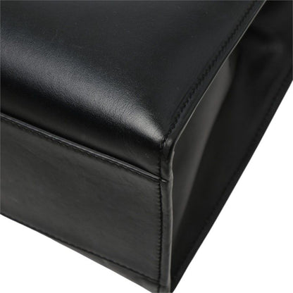 Dolce & Gabbana Logo Handbag Black Leather — view 6