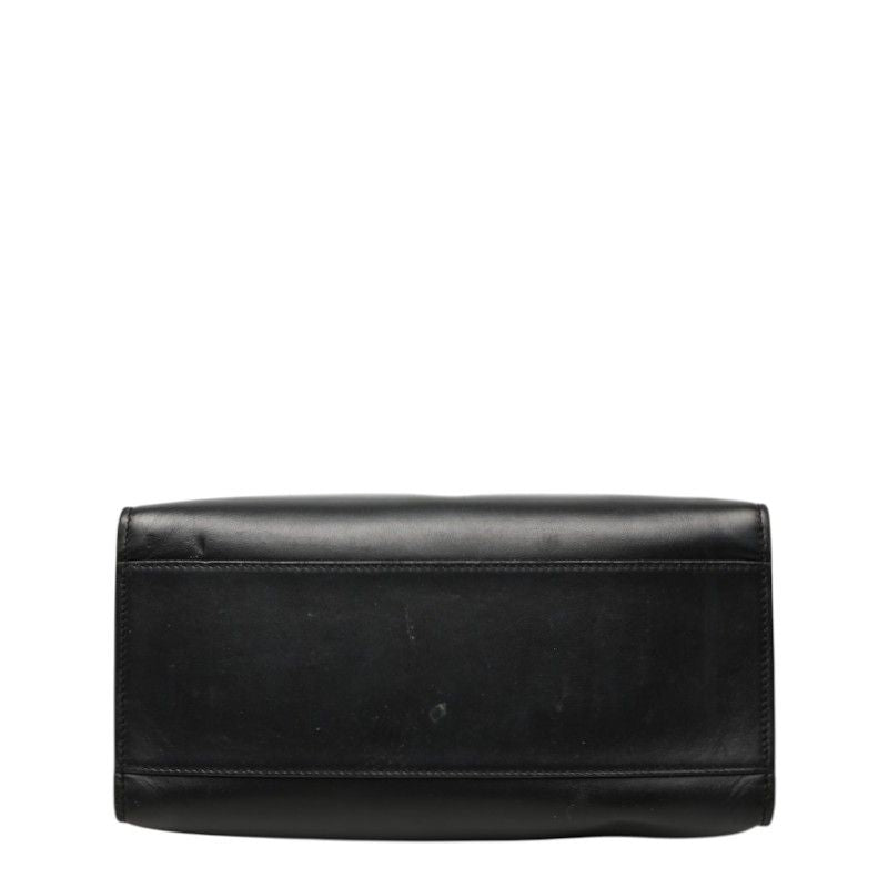 Dolce & Gabbana Logo Handbag Black Leather — view 3