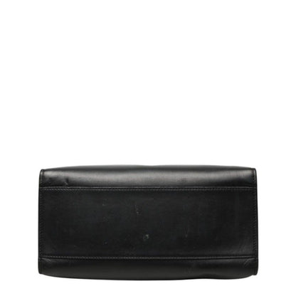 Dolce & Gabbana Logo Handbag Black Leather — view 3