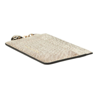 Bvlgari Serpenti Forever Card Case Gold Leather — view 4