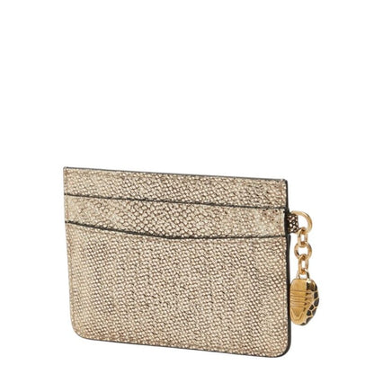 Bvlgari Serpenti Forever Card Case Gold Leather — view 2