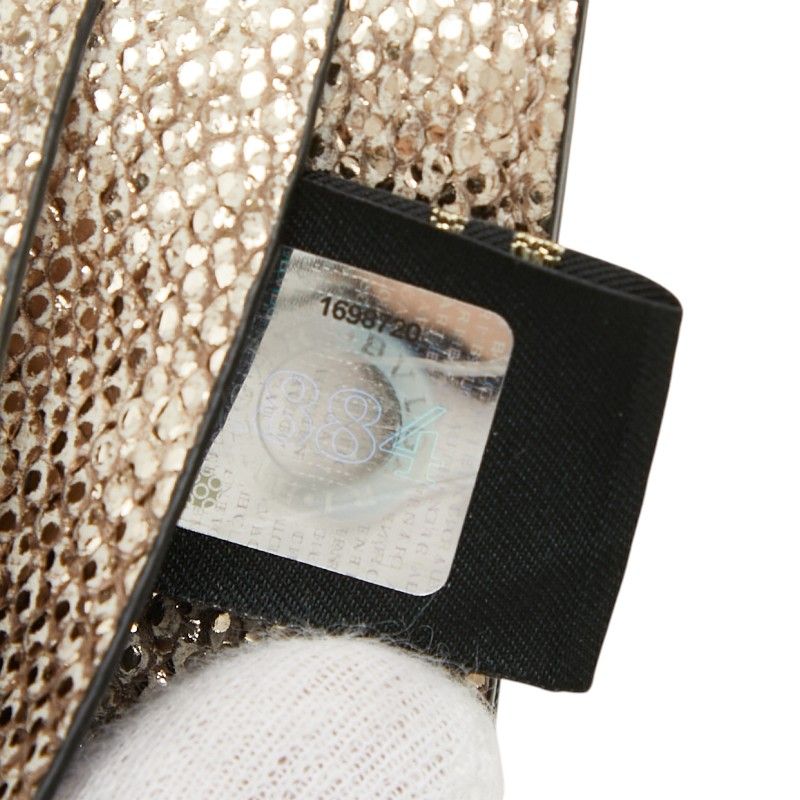 Bvlgari Serpenti Forever Card Case Gold Leather — view 8