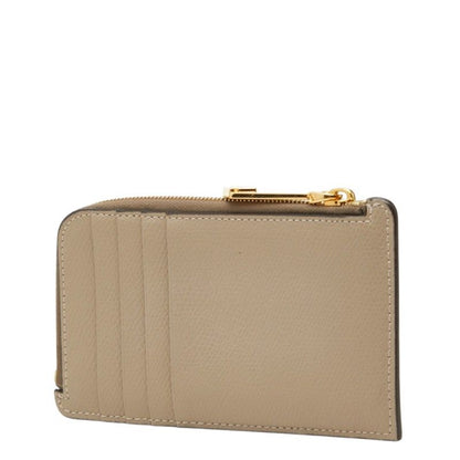 Fendi Peekaboo Selleria Card Case Brown Leather — view 2