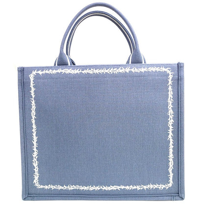 Dior Book Tote Medium Cover Blue Flower of Evil 2-Way — view 2