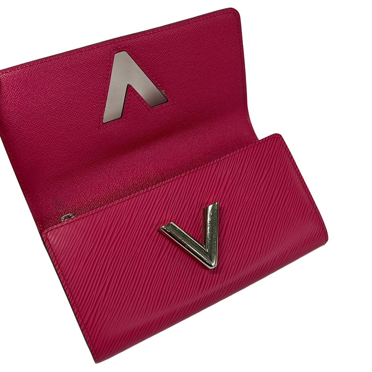 Louis Vuitton Wallet Twist Portefeuille Hot Pink Leather — view 3