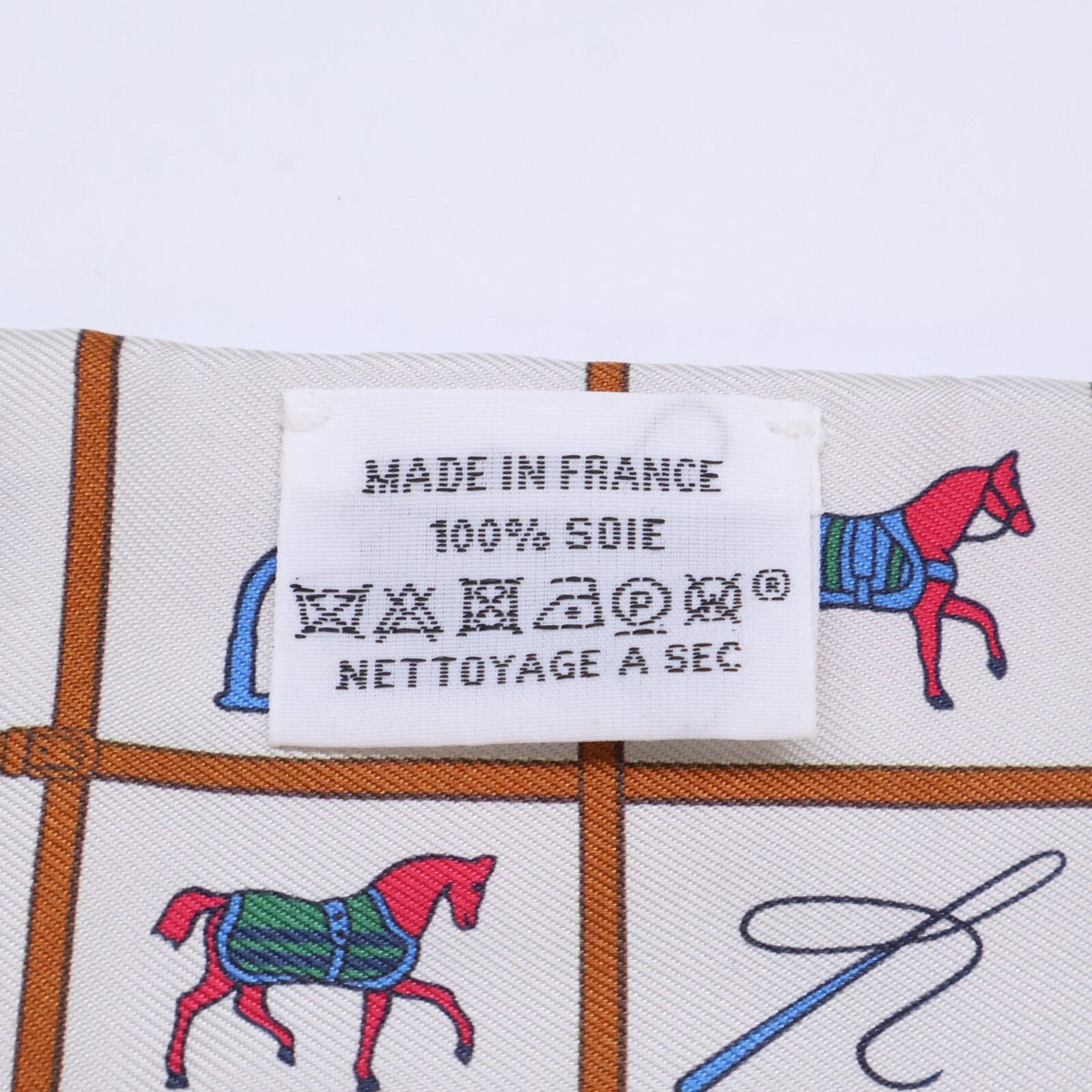 Hermes Couvertures Et Tenues de Jour Horsewear Silk Twilly Scarf — view 8